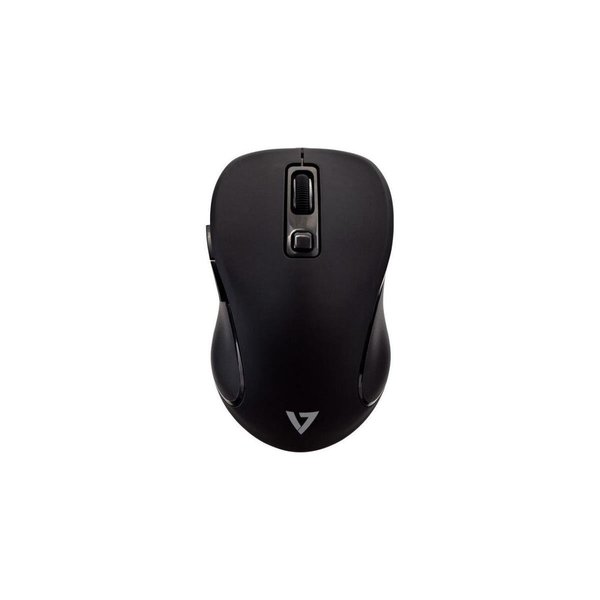 V7 1600dpi 2.4GHz Wireless USB Optical Mouse, Black MW300